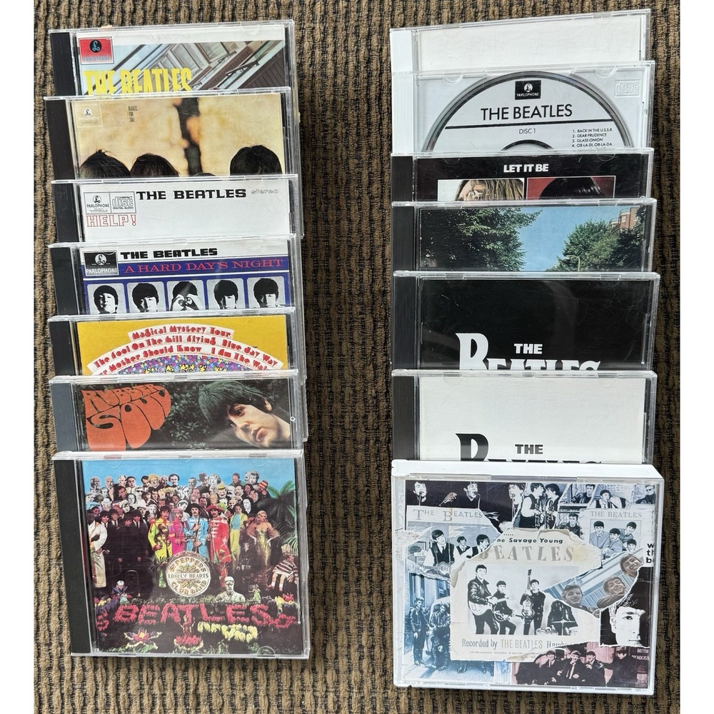 Lot of 15 Beatles CDs - Original Owner - Previewed - Great Condition!